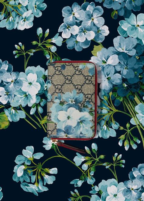 gucci blue blooms wallpaper|gucci blue blooms logo.